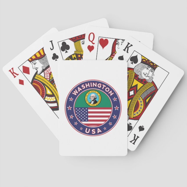 Washington Playing Cards (Back)