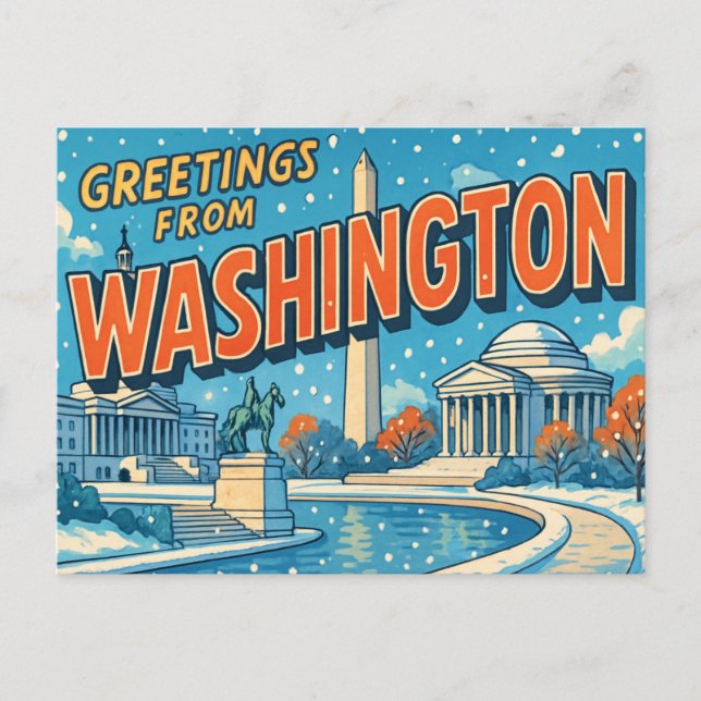 WASHINGTON Postcard (Front)