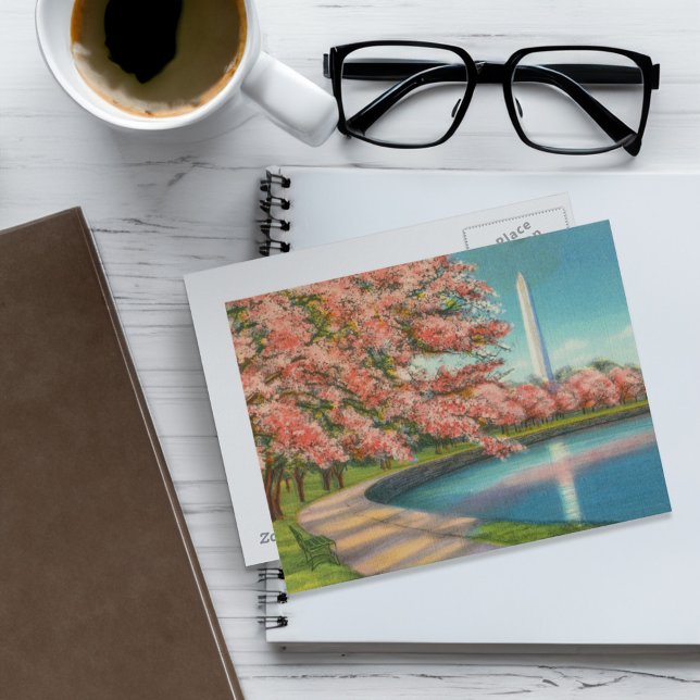 Washington Postcard (Postcards on table)