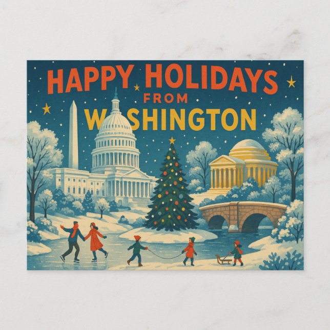 WASHINGTON Postcard (Front)