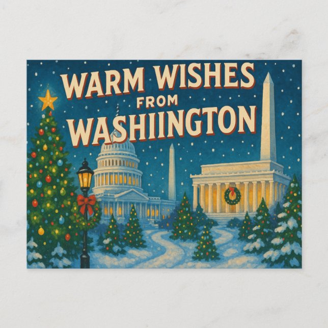 WASHINGTON Postcard (Front)