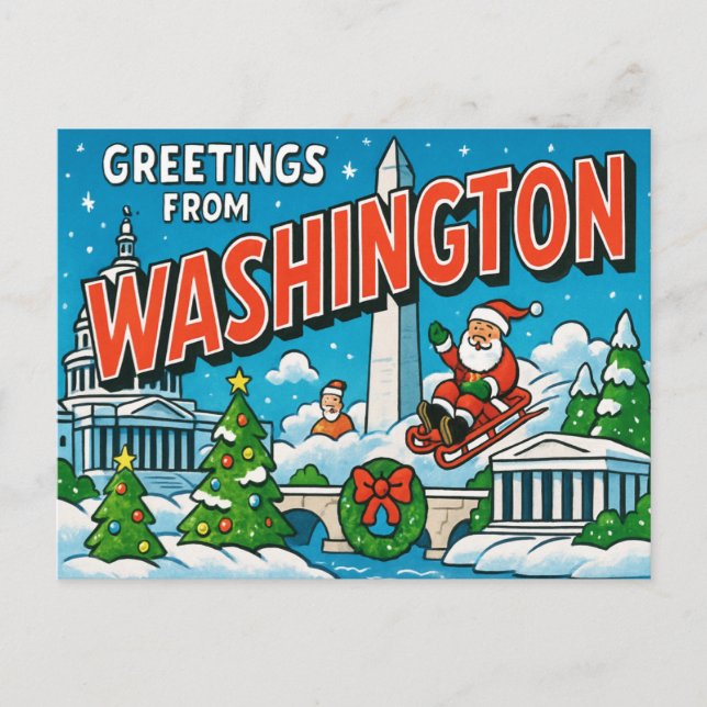 WASHINGTON Postcard (Front)