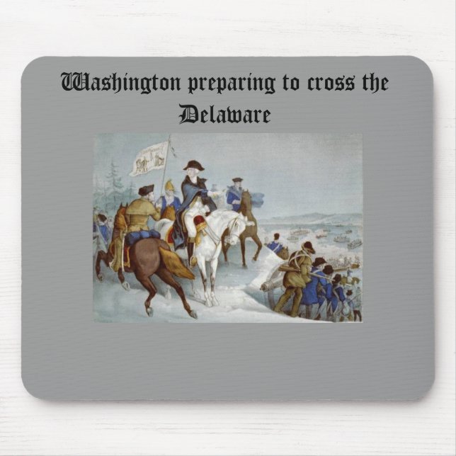 Washington preparing to cross the Delaware Mouse Mat (Front)