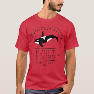 Washington Puget Sound SeattleKiller Whale Orca  T-Shirt