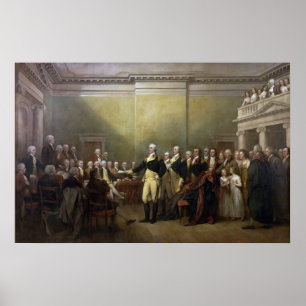 Washington Resigning Poster