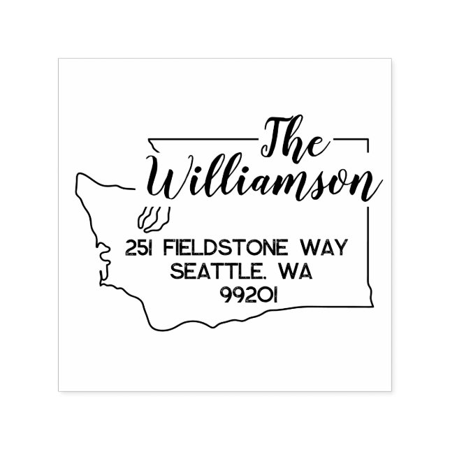 Washington Return Address Stamp Self-Inking (Design)