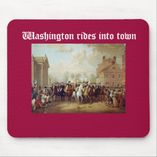 Washington Rides into town Mouse Mat