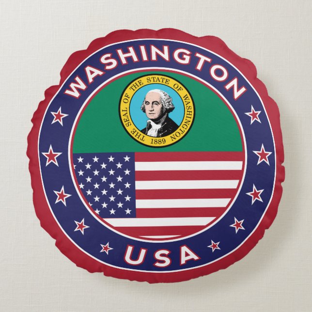 Washington Round Cushion (Front)