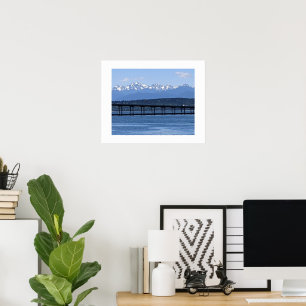 Washington Scenic Olympic Mountains View Poster