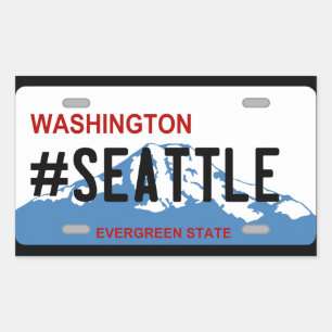 Washington Seattle license sticker