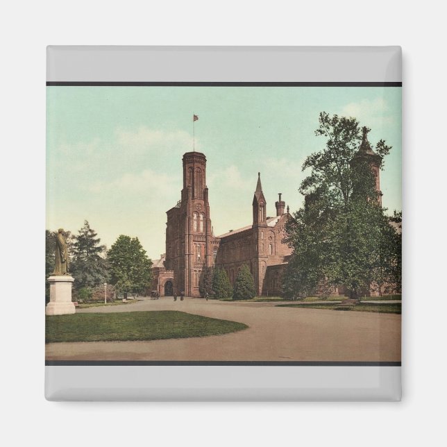 Washington. Smithsonian Institution classic Photoc Magnet (Front)