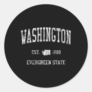 Washington Sports Classic Round Sticker