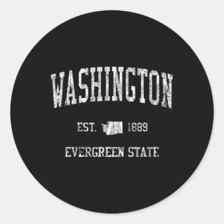 Washington Sports Classic Round Sticker