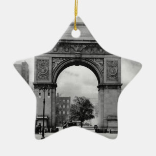 Washington Square Arch Ceramic Tree Decoration