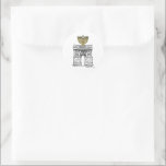 Washington Square Arch NYC Happy Hanukkah Menorah Classic Round Sticker<br><div class="desc">Sticker features an original marker illustration of a famous NYC landmark, Washington Square Arch, "dressed up" with a menorah for the holiday season. Great for holiday mailings! This Chanukah illustration is also available on other products. Don't see what you're looking for? Need help with customisation? Contact Rebecca to have something...</div>