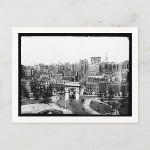 Washington Square, New York Vintage Postcard