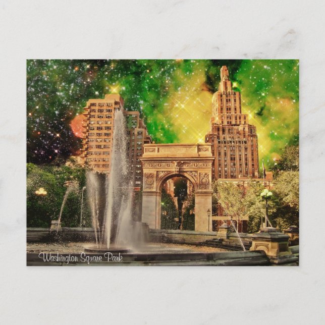 Washington Square Park, NYC Postcard (Front)