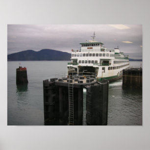 Washington State Ferry Poster