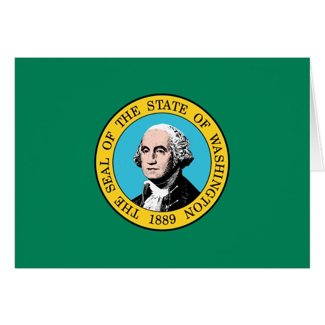 Washington State Flag (Front Horizontal)