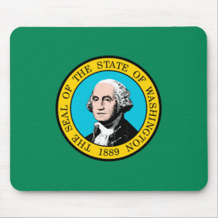 Washington State Flag Design Mouse Mat