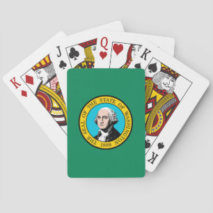 Washington State Flag Design Playing Cards