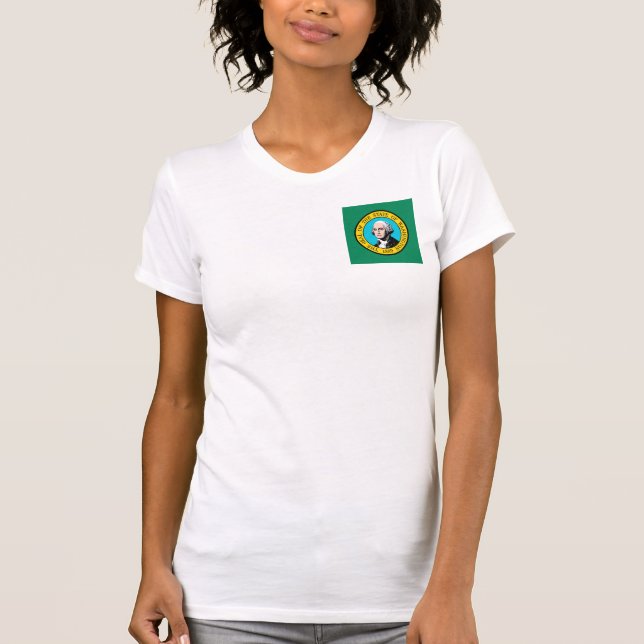 Washington State Flag Design T-Shirt (Front)