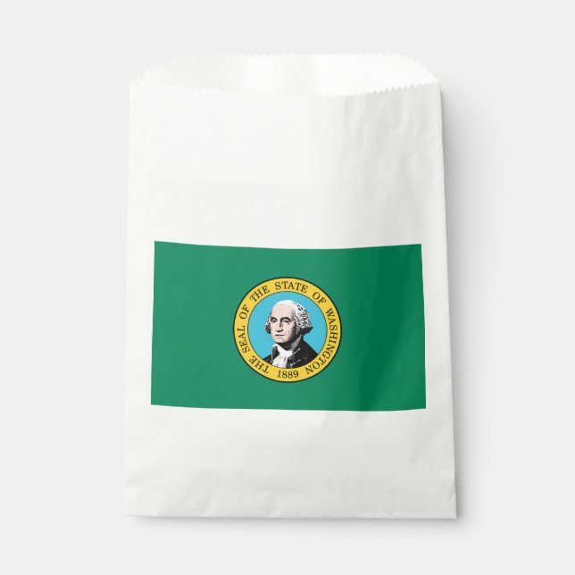 Washington State Flag Favour Bags (Front)