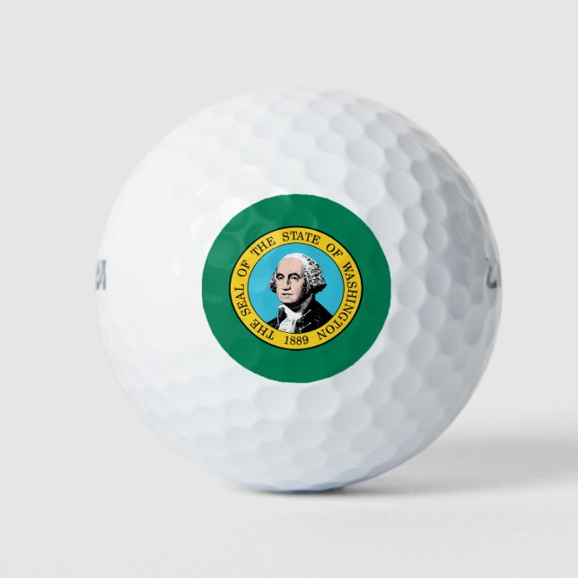 Washington State Flag Golf Balls (Front)