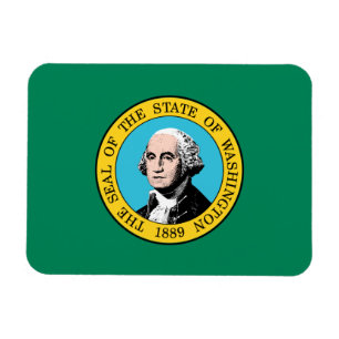 Washington State Flag Magnet