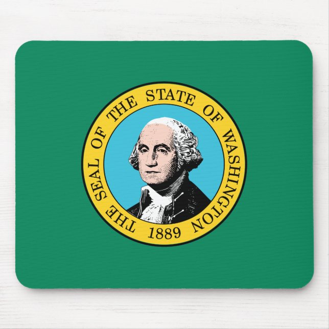 Washington State Flag Mouse Mat (Front)