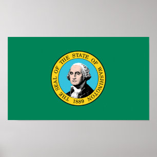 Washington State Flag Poster