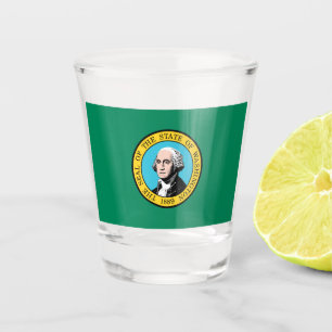 Washington State Flag Shot Glass