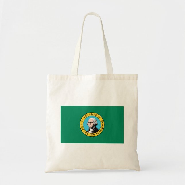 Washington State Flag Tote Bag (Front)