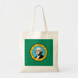 Washington State Flag Tote Bag