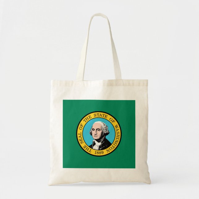 Washington State Flag Tote Bag (Front)