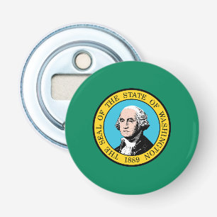 Washington State Flag USA Bottle Opener