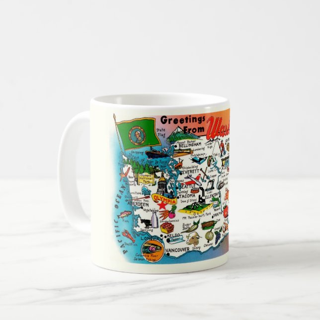 Washington State Mug (Front Left)