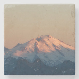 Washington State, North Cascades. Mount Baker Stone Coaster