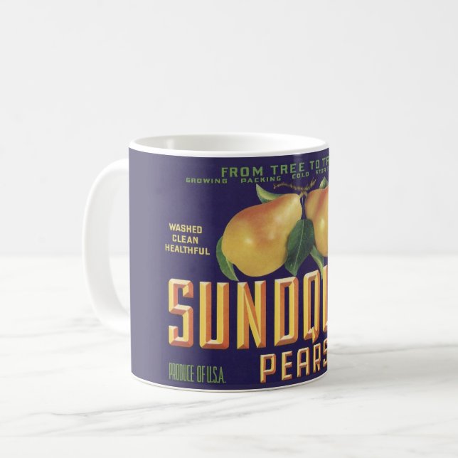 Washington State Pears Mug (Front Left)