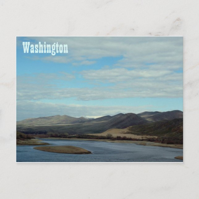 Washington State Postcard (Front)