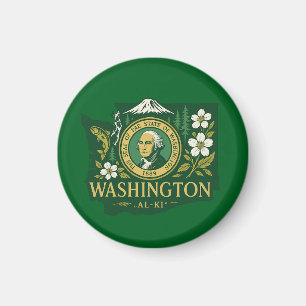  Washington state pride Magnet