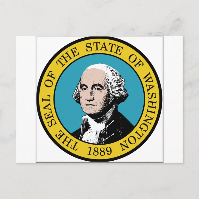 Washington State Seal Postcard (Front)