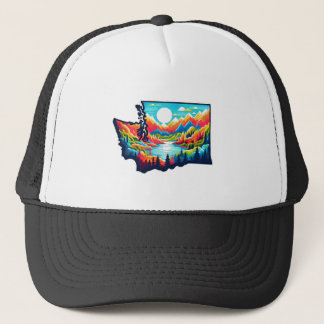 Washington State Trucker Hat