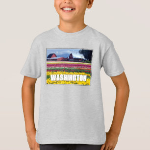 Washington State   Tulip Field T-Shirt