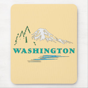 Washington State United States of America Mouse Mat