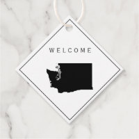 Washington State Welcome Bag Gift Tags Wedding