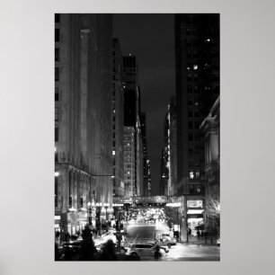 Washington Street - Chicago, IL Poster