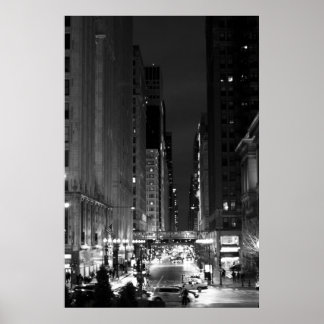 Washington Street - Chicago, IL Poster