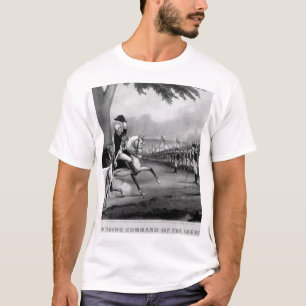 Washington Taking Command of_War Image T-Shirt