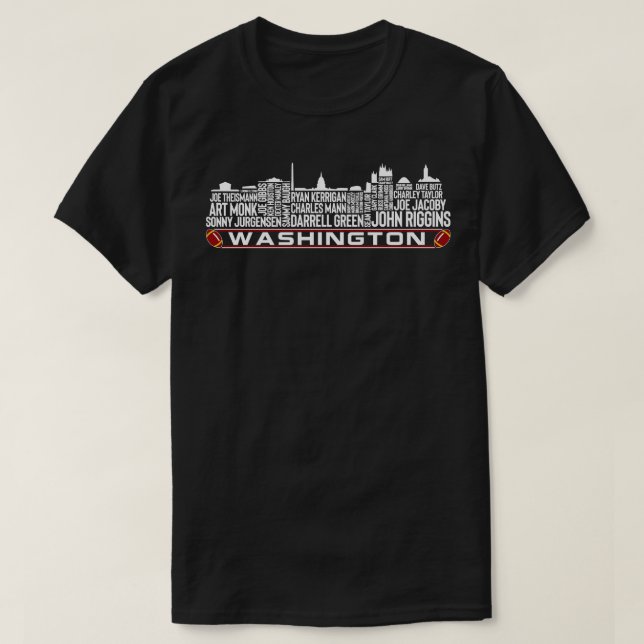 Washington  Team All Time Legends Washington DC Sk T-Shirt (Design Front)